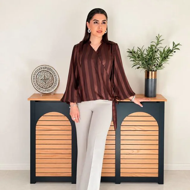 شوميز چپ و راستی طرحدار مدل آناهيتا