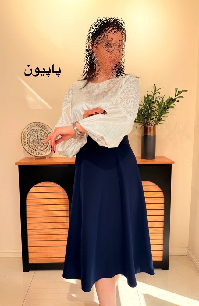 شومیز پوست ماری طرح پاپیون