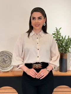 شومیز مچ سگک دار زنانه